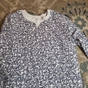 Butterfly print sweatshirt